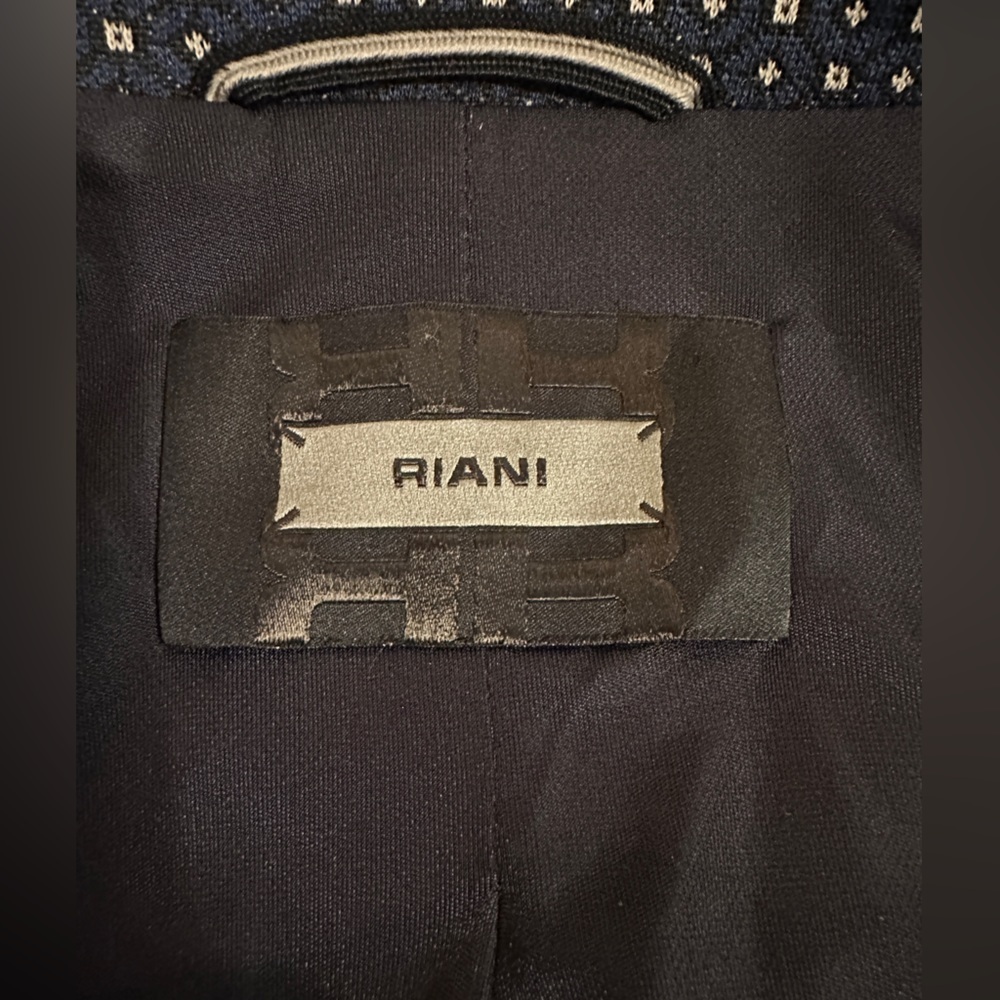 Women’s Riani Navy and White Blazer Size 16 Large - Picture 2 of 12